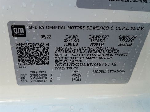 Used 2022 Chevrolet Silverado 1500 LTZ w/ LTZ Premium Package image 37