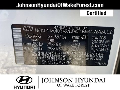 Certified 2023 Hyundai Santa Fe SEL AWD/4WD image 18
