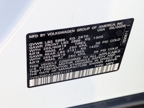 New 2026 Volkswagen Atlas Peak Edition AWD/4WD image 45