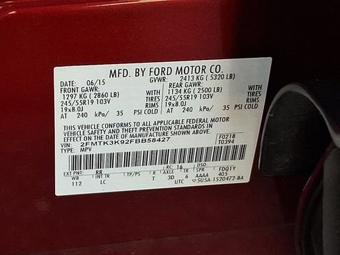 Used 2015 Ford Edge Titanium FWD image 28