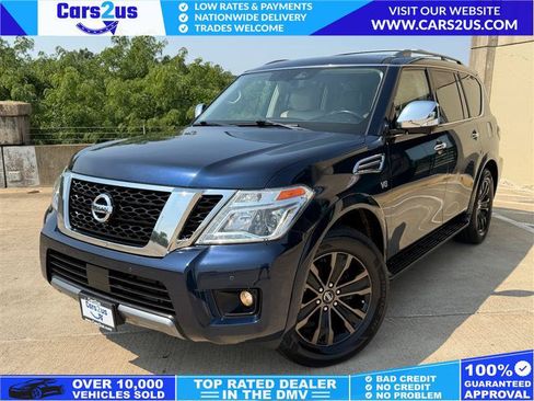 Used 2019 Nissan Armada Platinum w/ Captain's Chairs Package AWD/4WD image 1