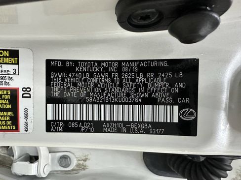 Used 2019 Lexus ES 300h 300H w/ Premium Package image 31