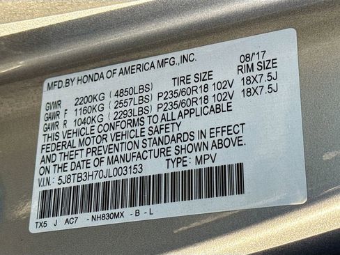 Used 2018 Acura RDX FWD w/ Advance Package image 42