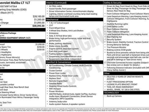 Used 2024 Chevrolet Malibu LT FWD image 10