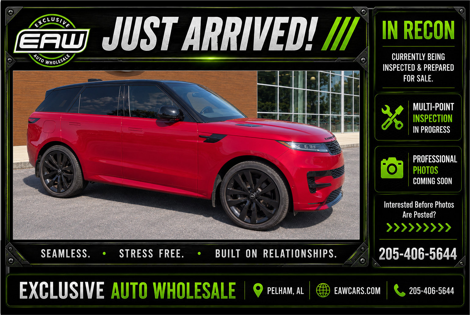 Used 2025 Land Rover Range Rover Sport Dynamic SE AWD/4WD image 1
