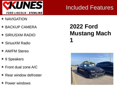 Used 2022 Ford Mustang Mach 1 RWD image 2
