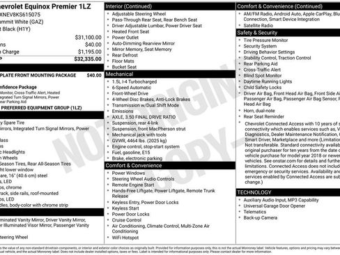 Used 2019 Chevrolet Equinox Premier FWD image 35