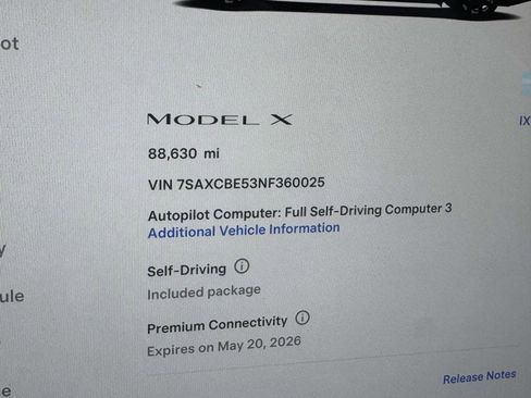 Used 2022 Tesla Model X AWD/4WD image 11