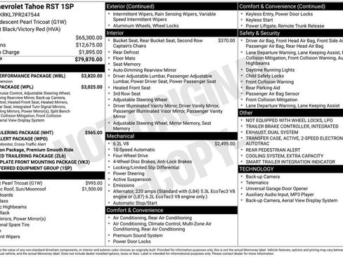 Used 2023 Chevrolet Tahoe RST w/ Sport Performance Package image 29