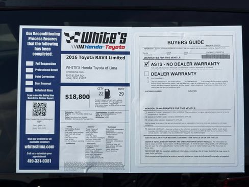 Used 2016 Toyota RAV4 Limited AWD/4WD image 33
