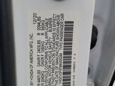 Used 2021 Honda Accord Touring image 33