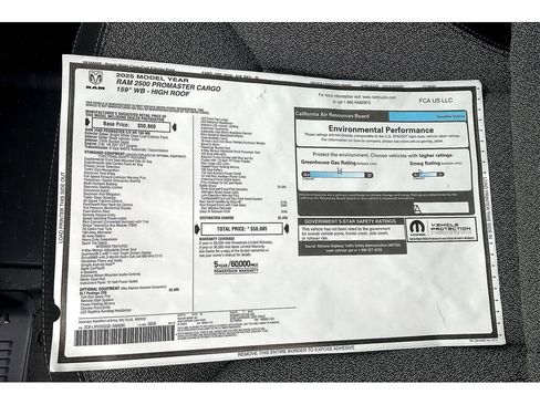 New 2025 RAM ProMaster 2500 w/ Quick Order Package 22G SLT image 14