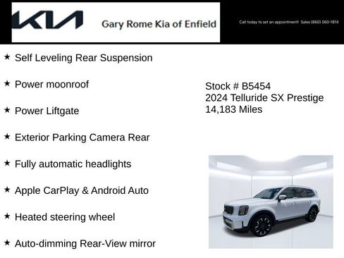 Certified 2024 Kia Telluride SX Prestige w/ Towing Package AWD/4WD image 20