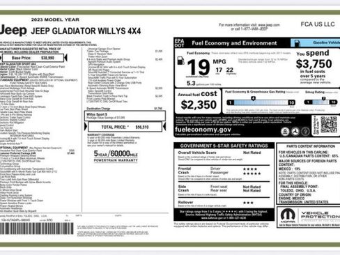 Used 2023 Jeep Gladiator Sport image 30