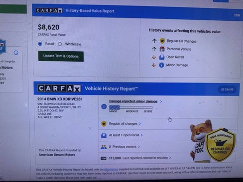 Used 2014 BMW X3 xDrive28i image 13