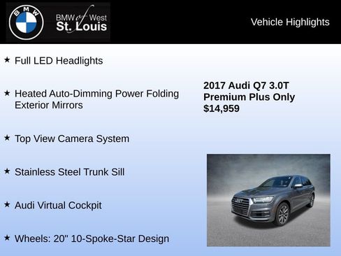 Used 2017 Audi Q7 3.0T Premium Plus AWD/4WD image 22