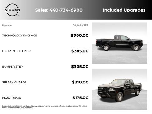 Certified 2022 Nissan Frontier S w/ Technology Package AWD/4WD image 8