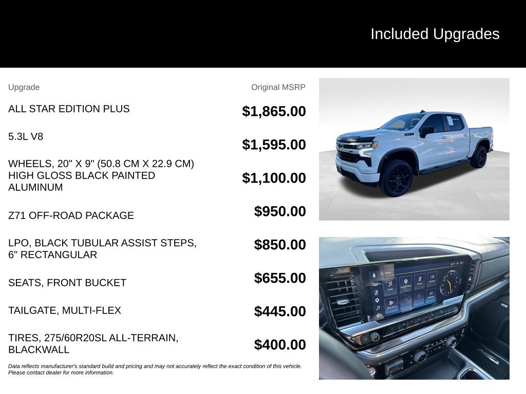 Used 2026 Chevrolet Silverado 1500 RST w/ All Star Edition Plus AWD/4WD image 7