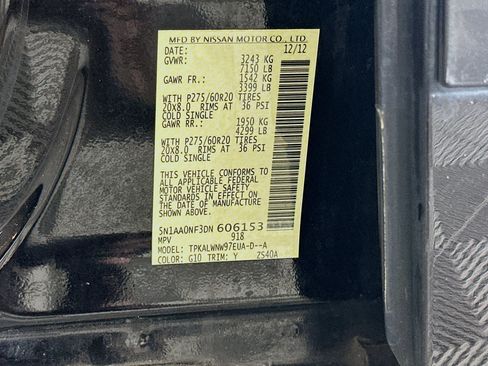 Used 2013 Nissan Armada Platinum RWD image 12