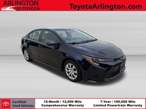 Used 2023 Toyota Corolla LE w/ Carpet Mat Package (TMS) FWD image 1