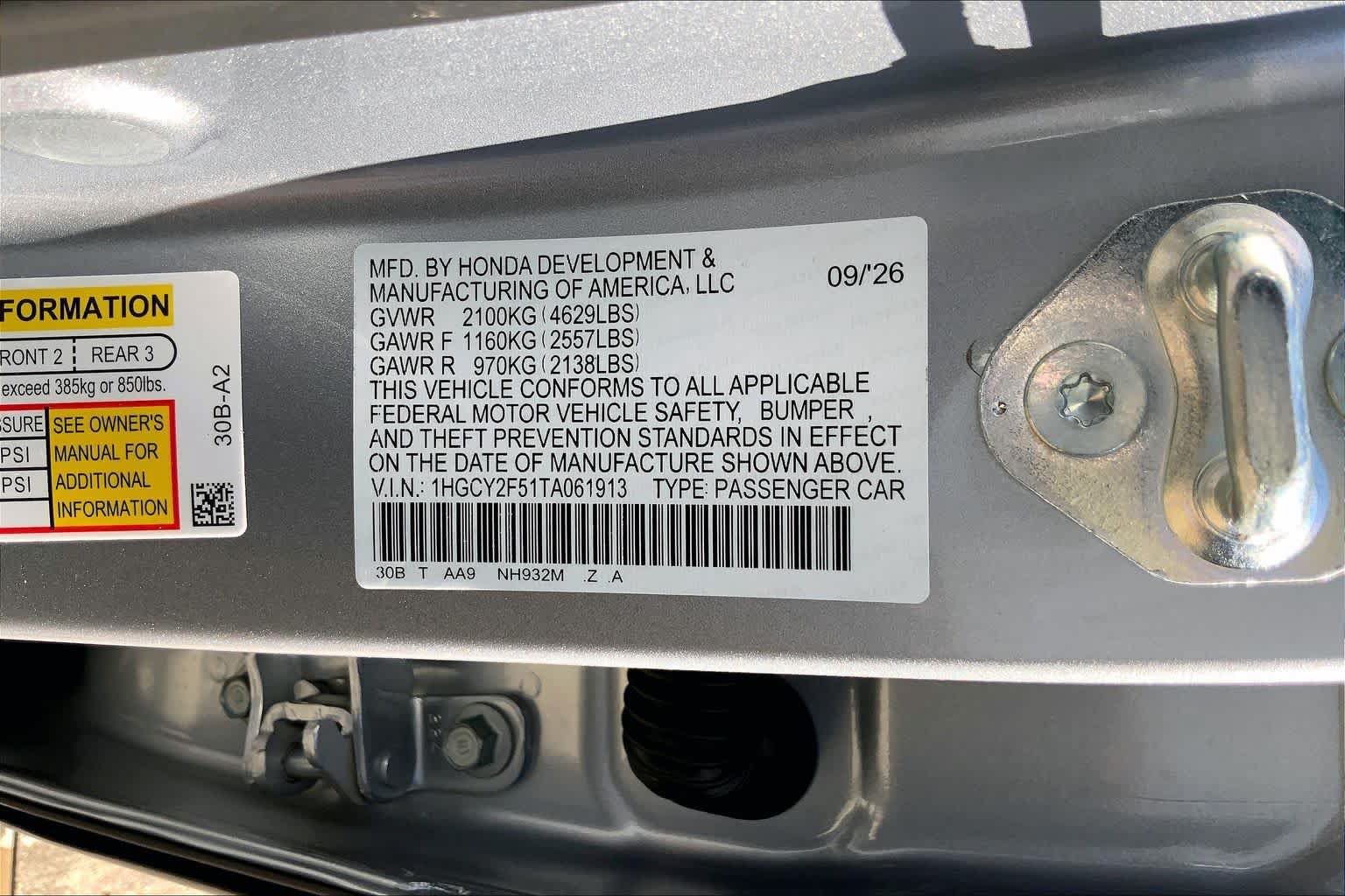 New 2026 Honda Accord Sport image 21