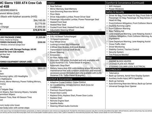 Certified 2024 GMC Sierra 1500 AT4 w/ Technology Package AWD/4WD image 35