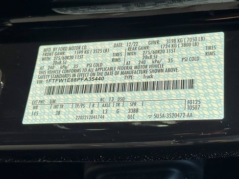 Used 2023 Ford F150 Platinum w/ Equipment Group 701A High AWD/4WD image 25