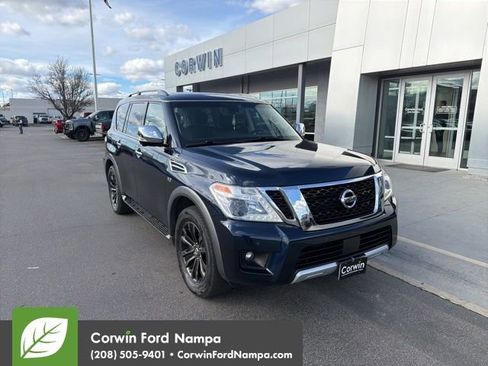 Used 2017 Nissan Armada Platinum w/ Captain Seat Package image 1