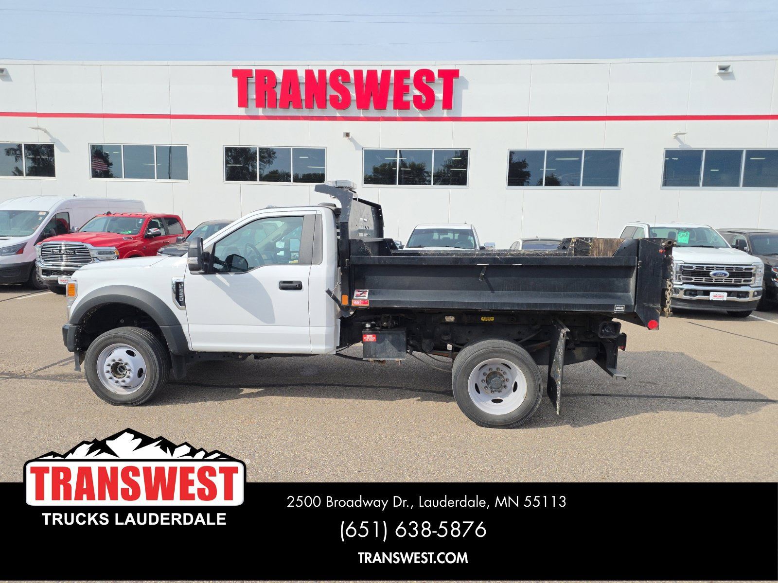 Used 2021 Ford F550 4x4 Regular Cab Super Duty w/ Power Equipment Group image 2
