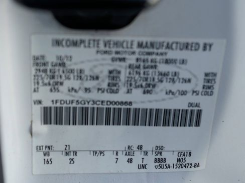 Used 2012 Ford F550 2WD Regular Cab Super Duty w/ PWR Equipment Group image 47