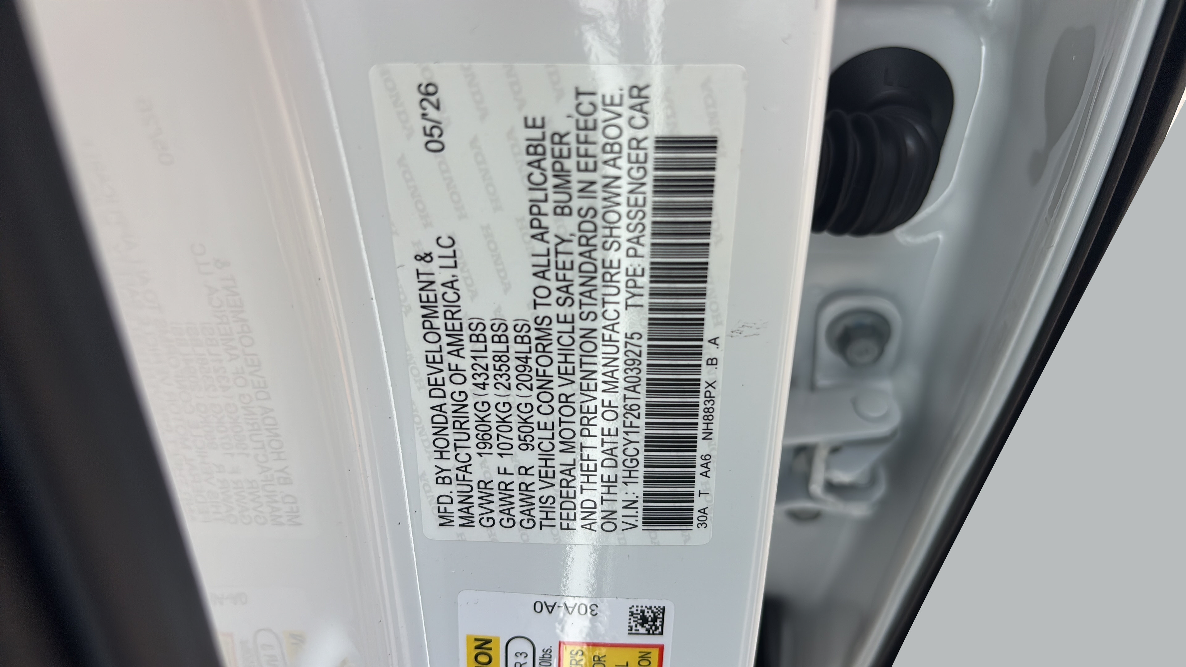 New 2026 Honda Accord LX image 17