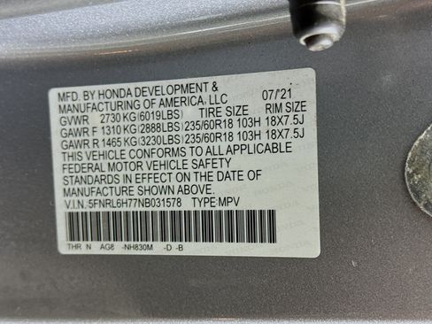 Used 2022 Honda Odyssey EX-L image 31