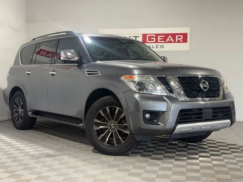 Used 2017 Nissan Armada Platinum w/ Captain Seat Package AWD/4WD image 1