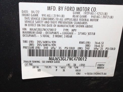 Used 2022 Ford EcoSport SE AWD/4WD image 62