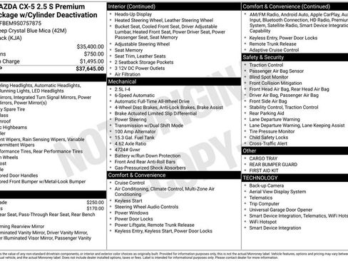 New 2025 MAZDA CX-5 AWD 2.5 S w/ Premium Plus Pkg image 36