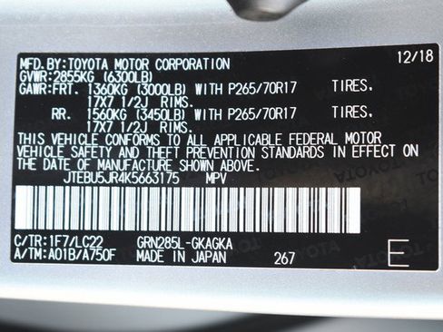 Certified 2019 Toyota 4Runner TRD Off-Road Premium image 33