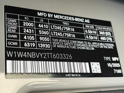 Used 2026 Mercedes-Benz Sprinter 2500 image 43