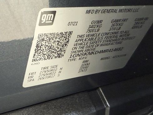 Used 2021 Chevrolet Tahoe LT image 48