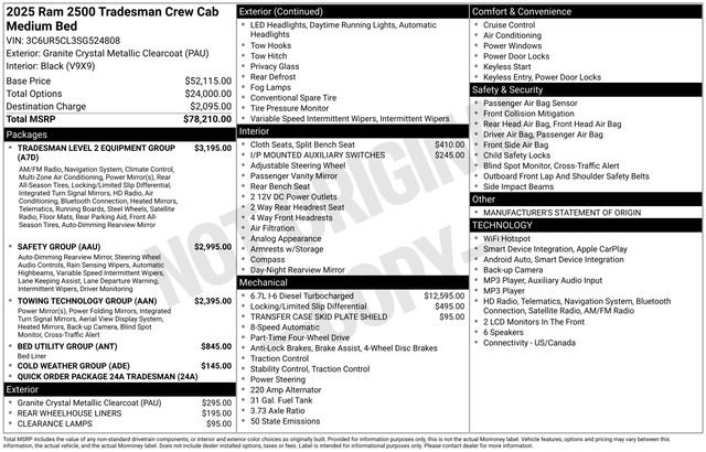 Used 2025 RAM 2500 Tradesman AWD/4WD image 40