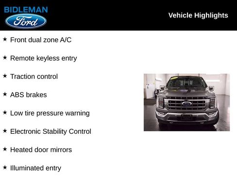 Used 2023 Ford F150 Lariat w/ Equipment Group 502A High AWD/4WD image 10