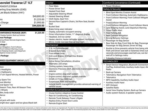 Used 2026 Chevrolet Traverse LT w/ Driver Confidence Package FWD image 47
