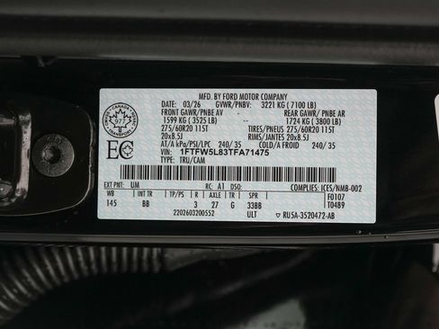 Certified 2026 Ford F150 Lariat AWD/4WD image 25