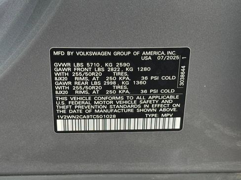 Used 2026 Volkswagen Atlas SE FWD image 33