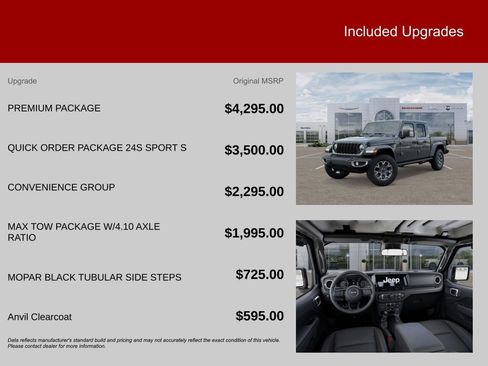 New 2025 Jeep Gladiator Sport w/ Premium Package image 7