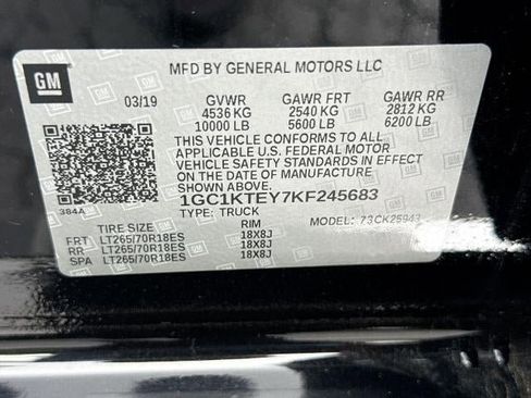 Certified 2019 Chevrolet Silverado 2500 LTZ w/ Duramax Plus Package AWD/4WD image 34