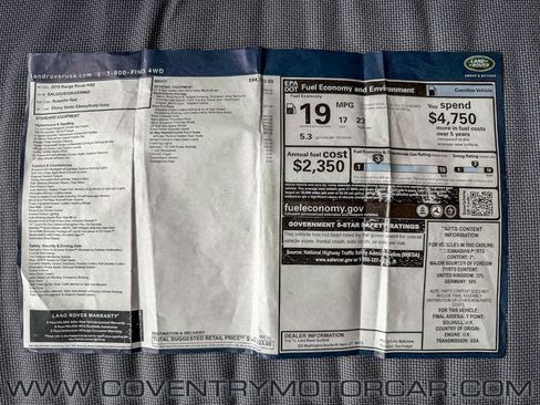 Used 2019 Land Rover Range Rover HSE image 20