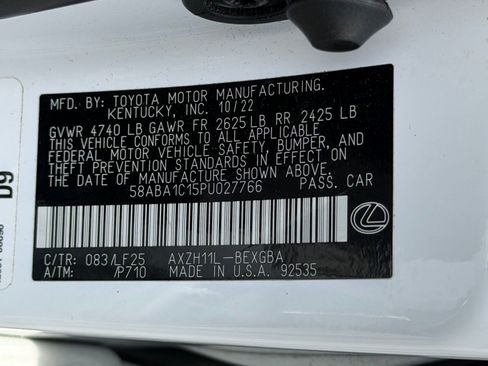 Used 2023 Lexus ES 300h F Sport FWD image 20