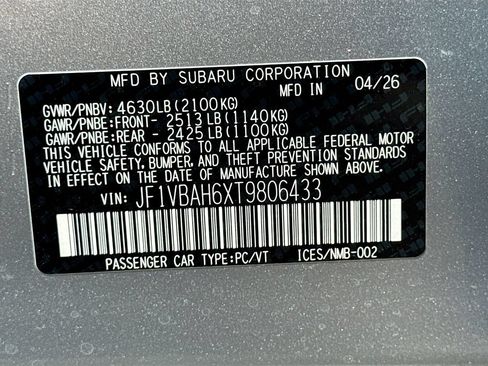 New 2026 Subaru WRX Premium AWD/4WD image 28