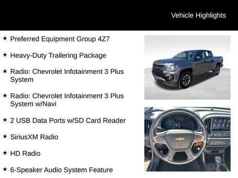 Certified 2022 Chevrolet Colorado Z71 AWD/4WD image 10