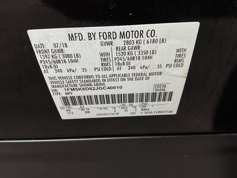 Used 2018 Ford Explorer XLT AWD/4WD image 41